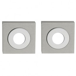 Szyld WC 50x50mm bez pokrętła chrom połysk / satyna mod.211