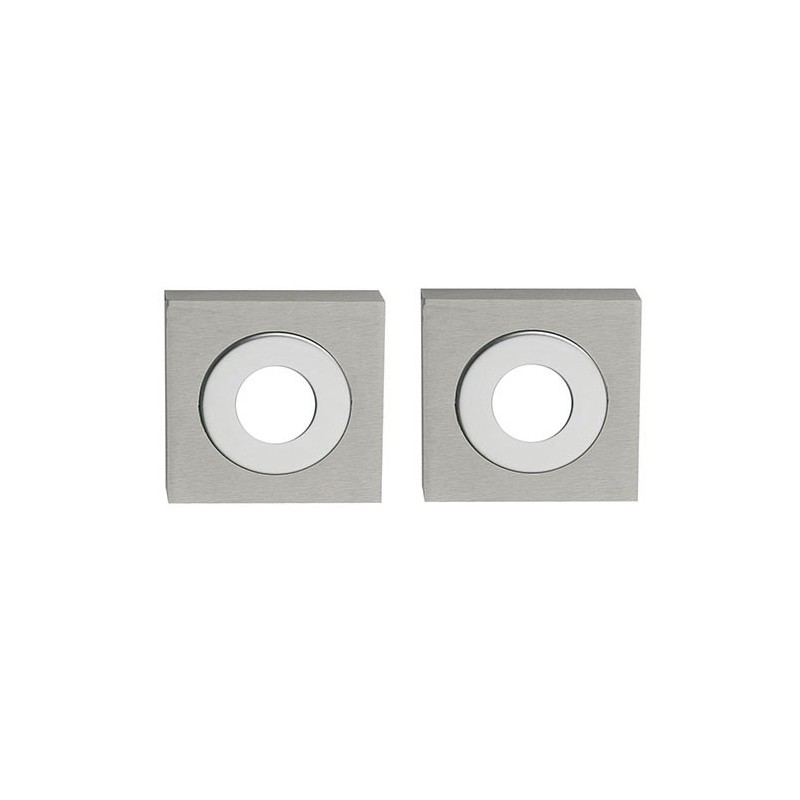 Szyld WC 50x50mm bez pokrętła chrom połysk / satyna mod.211