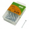 Gwoździe 2x25 mm stalowe cynkowane 38 sztuk