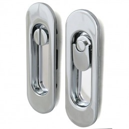 Uchwyt wpuszczany 3661AR chrom WC bez zamka