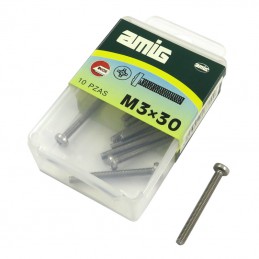 Śruba M3x30mm inox łeb walcowy PH DIN7985 10szt.