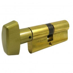 Wkładka z gałką do drzwi 65mm G30/35 mosiądzowana mod. T-60 TESA