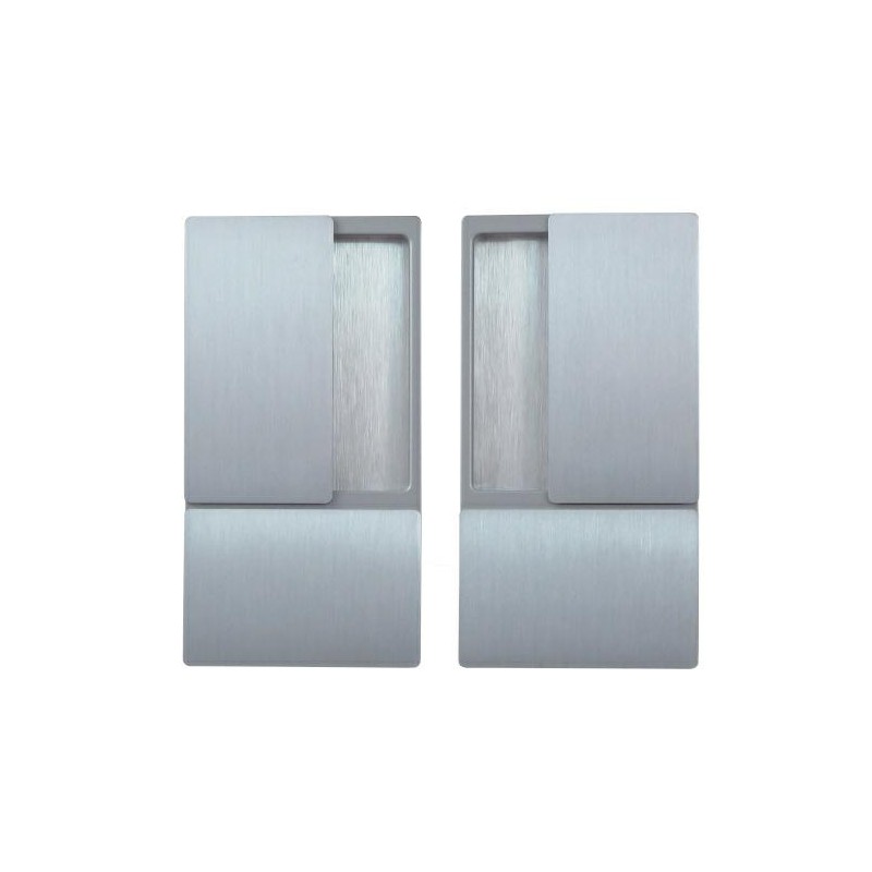 Uchwyt wpuszczany WAVE chrom satyna