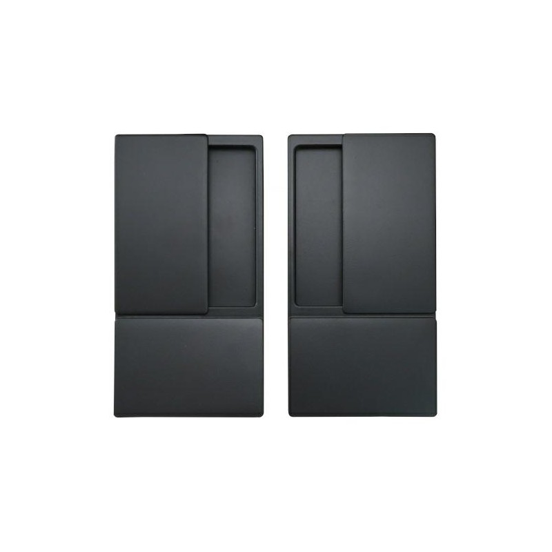 Uchwyt wpuszczany WAVE b/o czarny