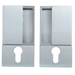 Uchwyt wpuszczany WAVE wkładka chrom satyna