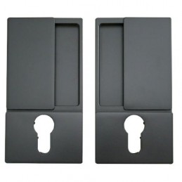 Uchwyt wpuszczany WAVE wkładka czarny