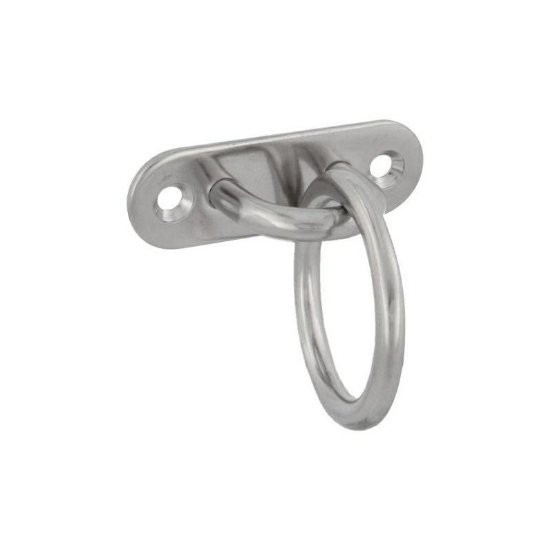 Ucho pokładowe owalne 80x26mm z pierścieniem 45mm mod. 30167