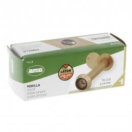 Wizjer do drzwi 70-110mm fi.14 mosiądz lakierowany mod.3