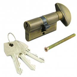 Wkładka z gałką 60mm G30/30 złoto antyczne mod.600