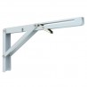 Wspornik półki składany stalowy biały 158x300mm mod. OCTOPUS
