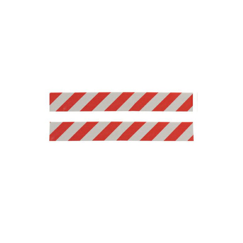 Pianka ochronna do garażu 100x13,5cm czerwono-biała mod.88