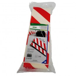 Pianka ochronna do garażu 100x13,5cm czerwono-biała mod.88