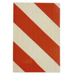 Pianka ochronna do garażu 30x25cm FLEX czerwono biały mod.88