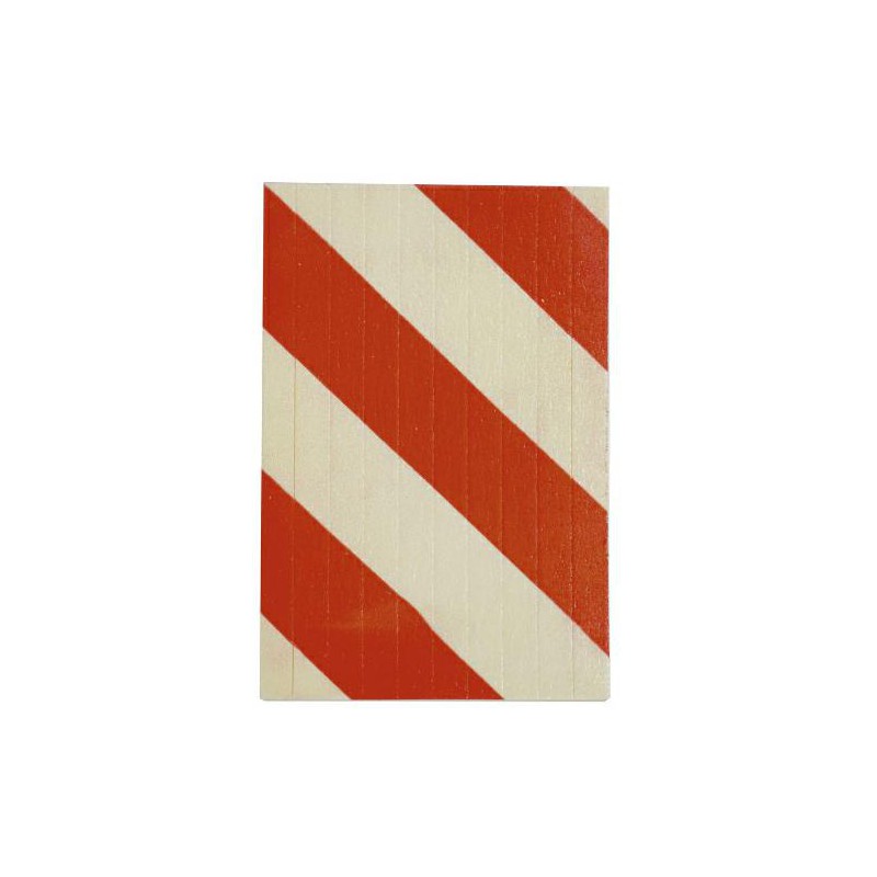 Pianka ochronna do garażu 30x25cm FLEX czerwono biały mod.88