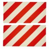 Pianka ochronna do garażu 50x24cm czerwono-biała mod.88