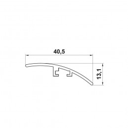 Listwa Łączeniowa Progowa 40,5x720mm złota mod.6