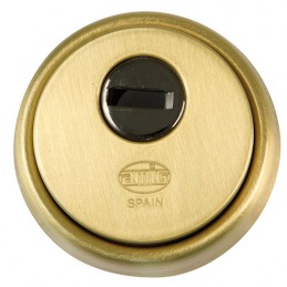 Szyld antywłamaniowy 65mm mosiądz satyna mod.31