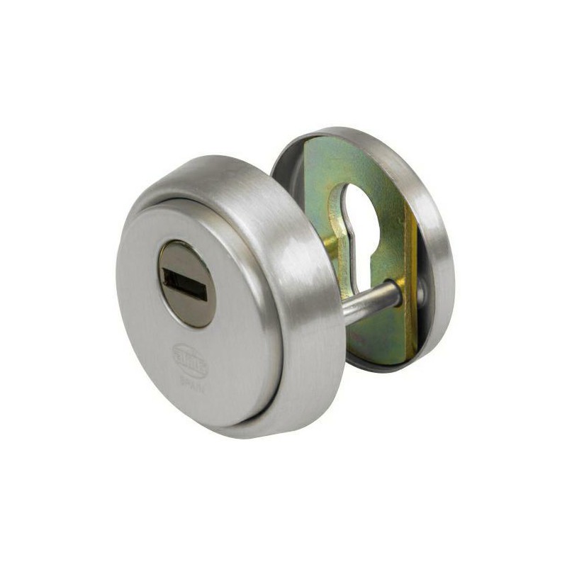 Szyld antywłamaniowy 65mm chrom mat mod. 30