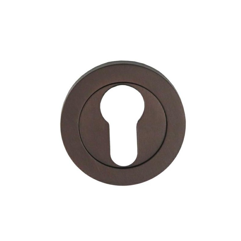 Szyld na wkładkę Rozeta 50mm ciemny brąz