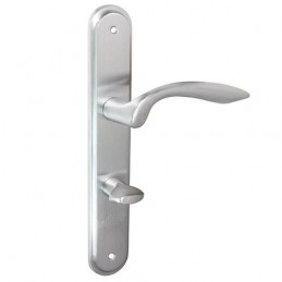 Klamka WILD WC 72mm długi szyld chrom satyna mod. 157/270