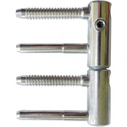 Zawias wkręcany 16x82mm z regulacją cynkowany LF