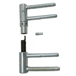 Zawias wkręcany sprężynowy LF 82C-16mm cynkowany Lewy