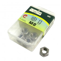 Nakrętka sześciokątna DIN934 M8 inox 5 szt.
