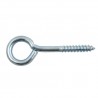 Haczyki oczkowe wkręcane 4,8x73mm oczko 14mm cynkowane 4szt.