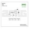 Haczyki oczkowe wkręcane 4,8x73mm oczko 14mm cynkowane 4szt.
