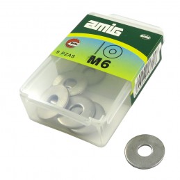 Podkładka płaska powiększona DIN9021 M6 inox 9 szt.