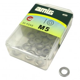 Podkładka płaska DIN125 M5 inox 30 szt.