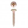 Wkręty 2,5x16mm żółty ocynk łeb walcowy PZ 30szt.