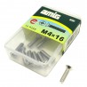 Śruba M4x16mm z łbem płaskim DIN965 inox 10 szt.