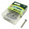 Śruba M4x25mm z łbem płaskim DIN965 inox 9 szt.
