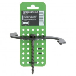 Zamknięcie blokada okiennicy czarne "S" mod.1 DIS