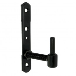 Trzpień zawiasu fi. 9mm 80mm regulowany czarny Lewy gwint AMIG mod. 2991