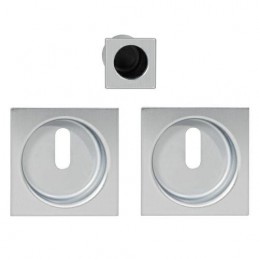 Uchwyt wpuszczany SCIVOLA-G klucz kwadrat stal chrom satyna uchwyt na palec