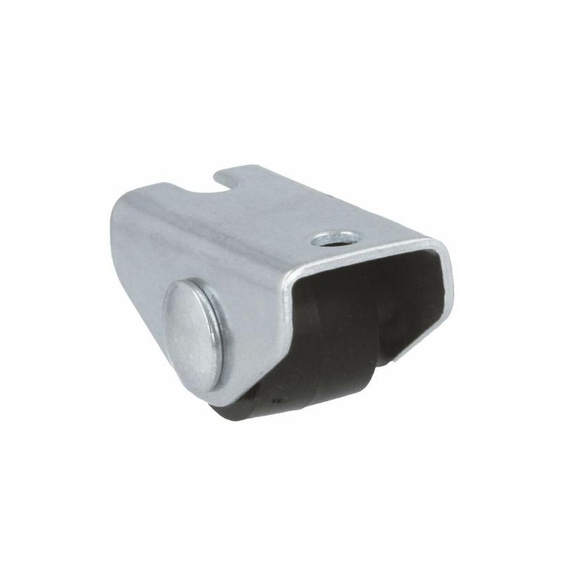 Kółko nylonowe 15mm stała płytka czarne mod. 1300