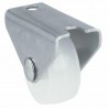 Kółko meblowe 30mm stała płytka biały nylon mod. 1302