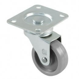 Kółko nylonowe 40mm skrętne na płytce szare mod. 2500