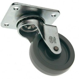 Kółko nylonowe 50mm obrotowa płytka szare mod. 2500