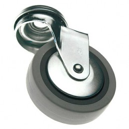 Kółko gumowe 60mm otwór 10,4mm szare mod. 2504