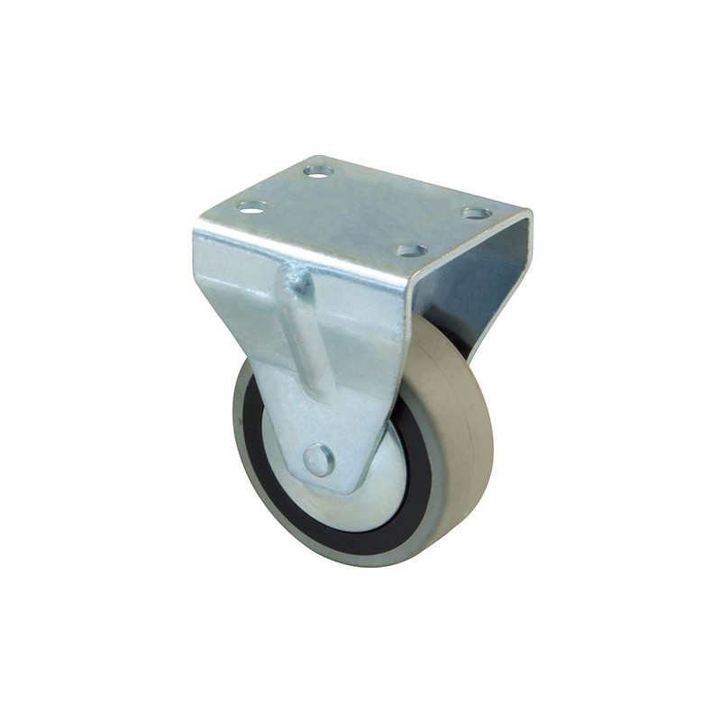 Kółko gumowe 60mm stała płytka szare mod. 2511