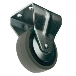 Kółko gumowe 60mm stała płytka szare mod. 2511