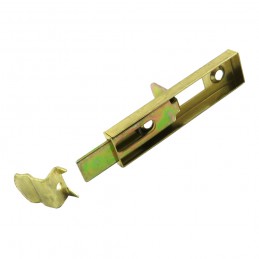 Zasuwka meblowa stalowa 60mm mosiądzowana mod. 368