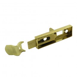 Zasuwka meblowa stalowa 50mm mosiądzowana mod.368