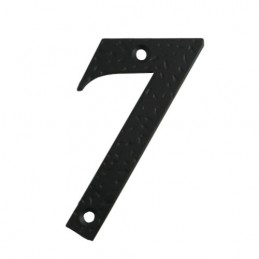 Cyfra 7 czarna 10cm - blister