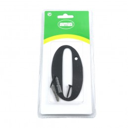 Cyfra 2 czarna 10cm - blister