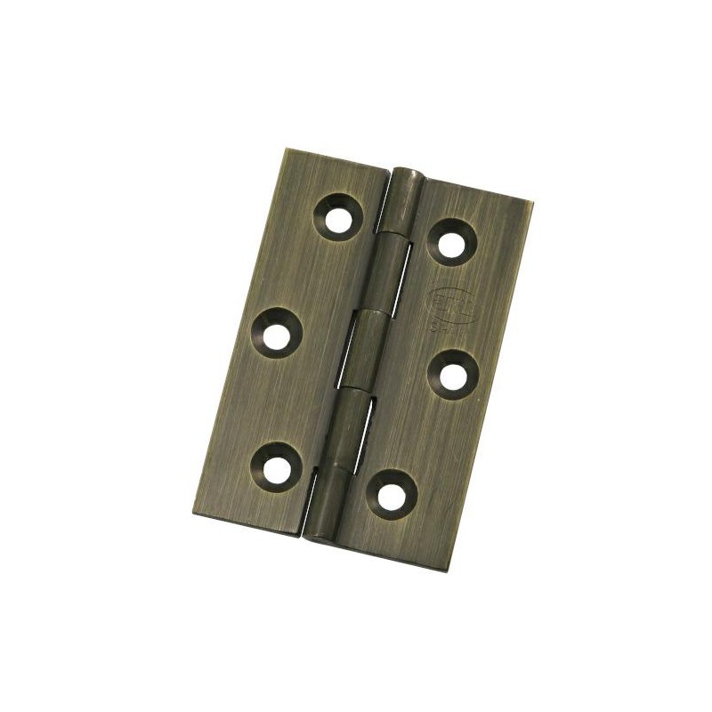 Zawias mosiężny 60x40mm złoto antyczne splatany mod. 1002