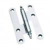 Zawias do drzwi 95x52mm mosiężny chrom połysk rozłączny PRAWY (pl) mod. 407